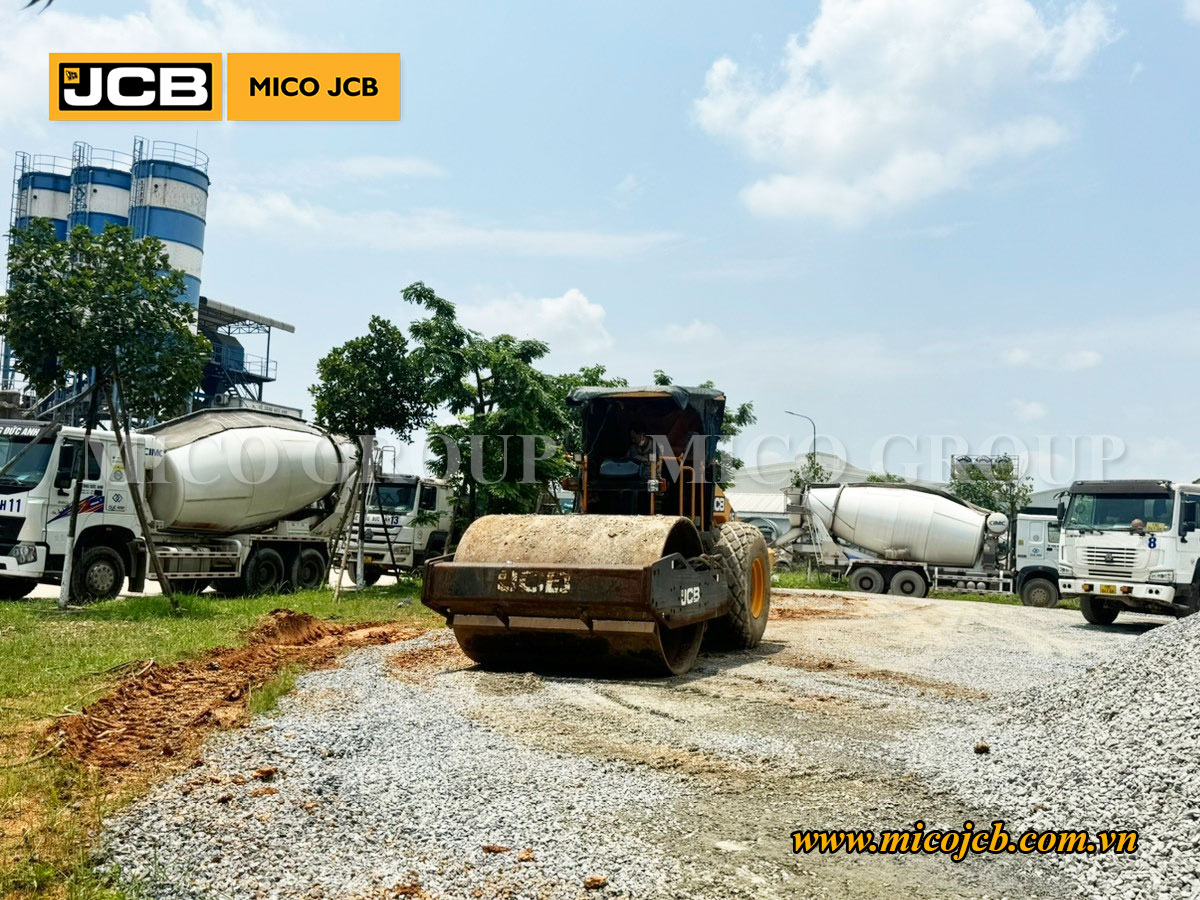 Cử chuyên gia đến công trường kiểm tra Xe lu rung JCB 116D