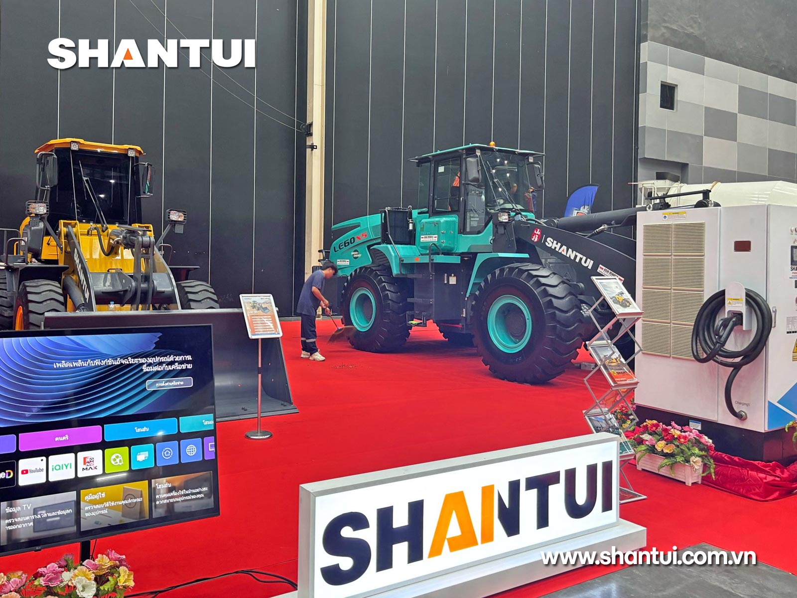 SHANTUI: Hệ sinh thái thiết bị thi công chạy điện toàn diện giảm khí thải và chi phí vận hành
