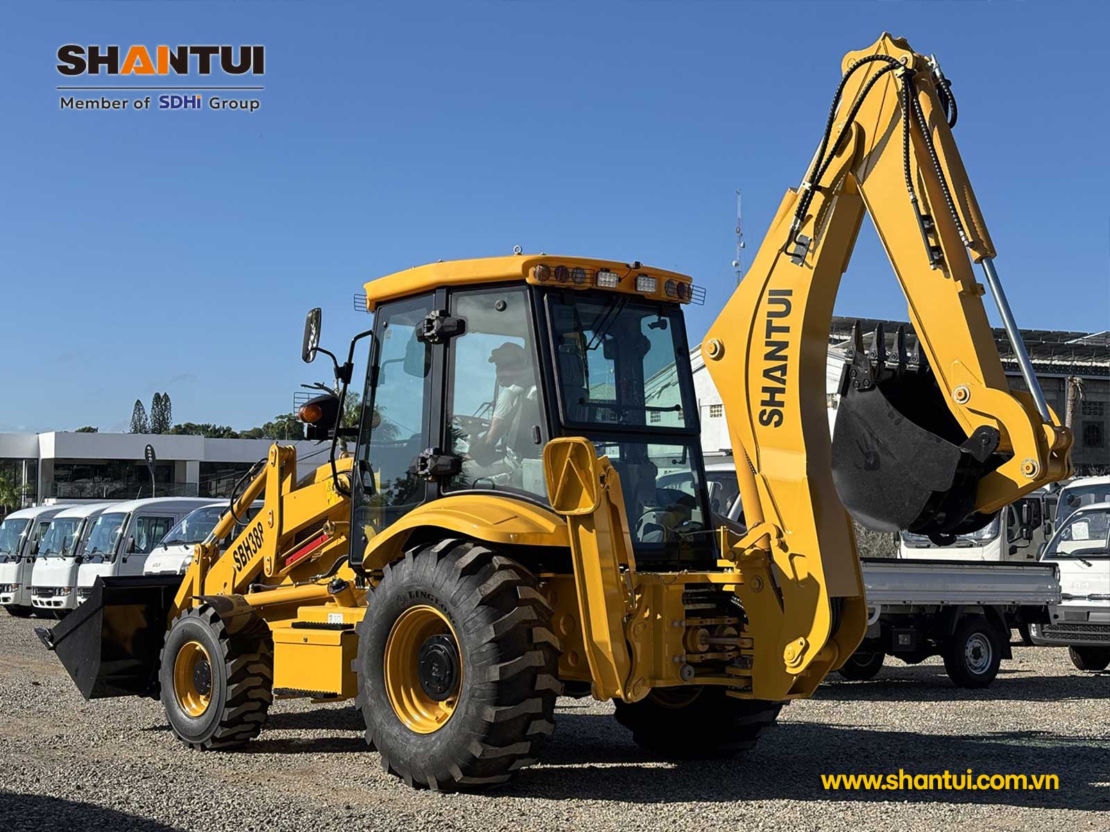 Máy xúc đào liên hợp Shantui SBH388 | Shantui Việt Nam
