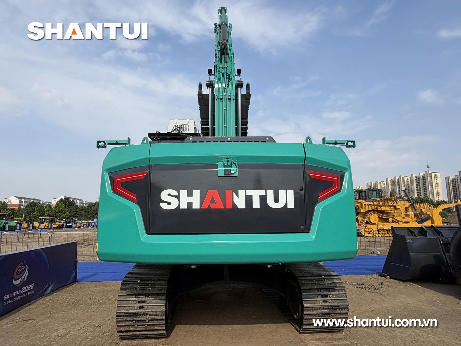 Máy xúc điện hoàn toàn Shantui EE215-X 22,8 tấn gàu 1,05m3