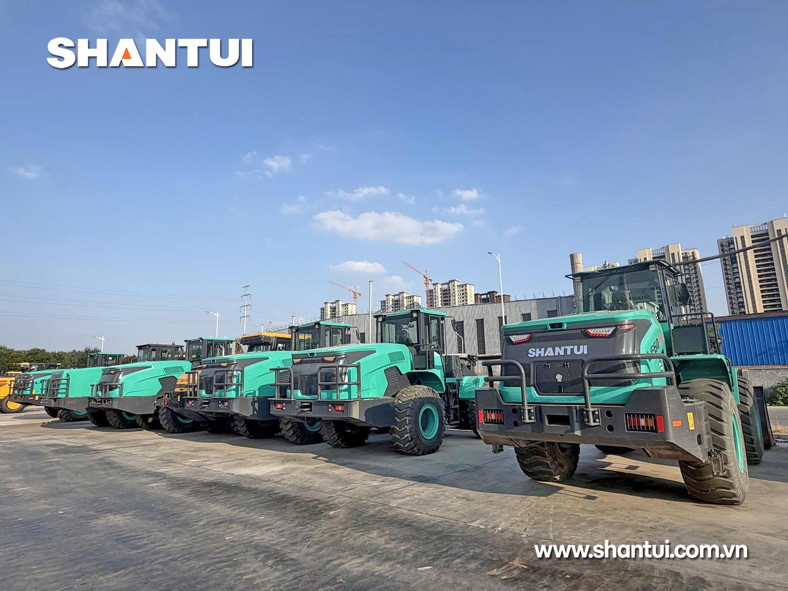 Máy xúc lật điện Shantui LE60-X5 6 tấn gàu xúc 2,5-5,0m3