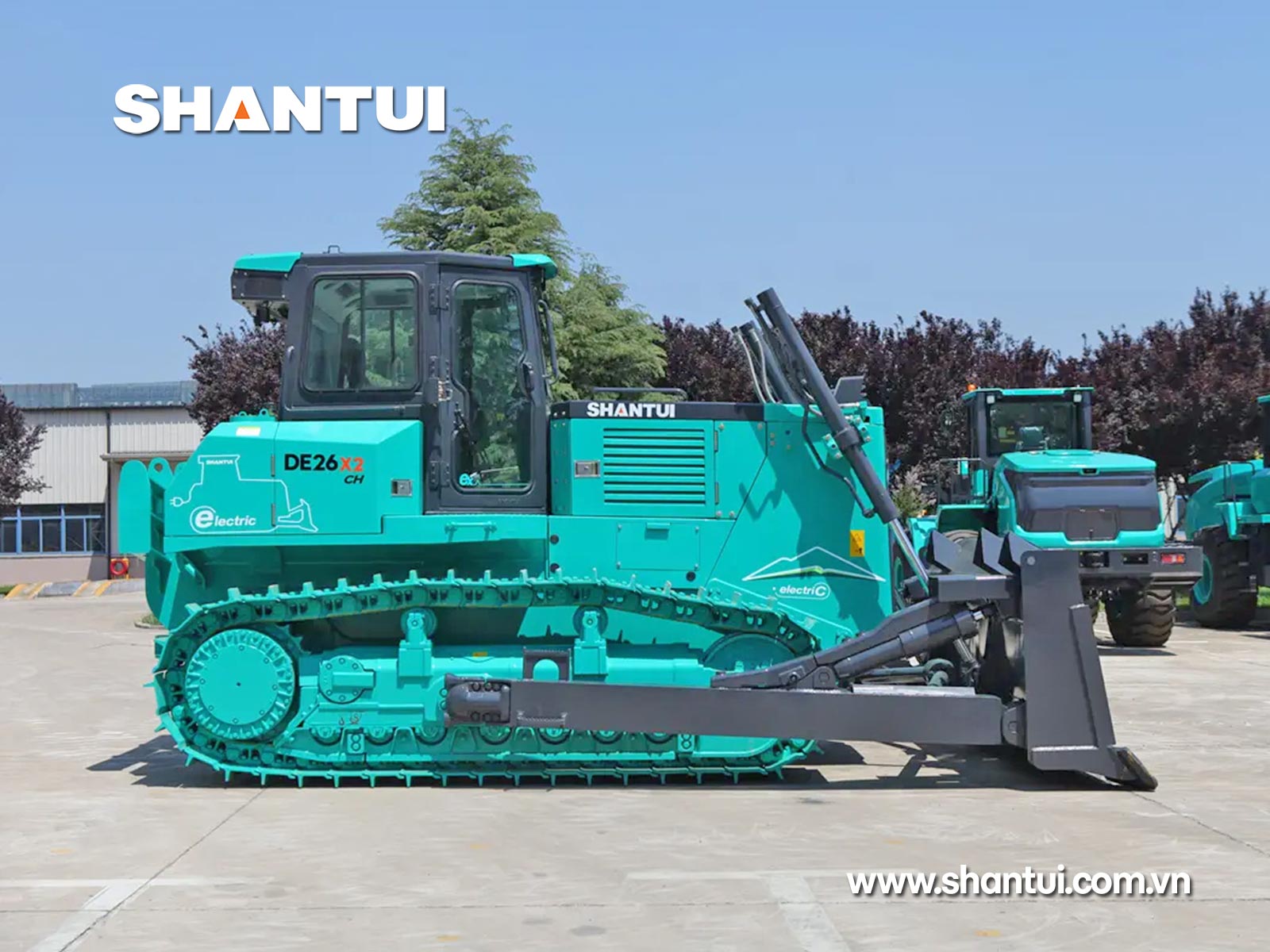 Máy ủi Shantui DE26-X2 hoạt động hoàn toàn bằng điện