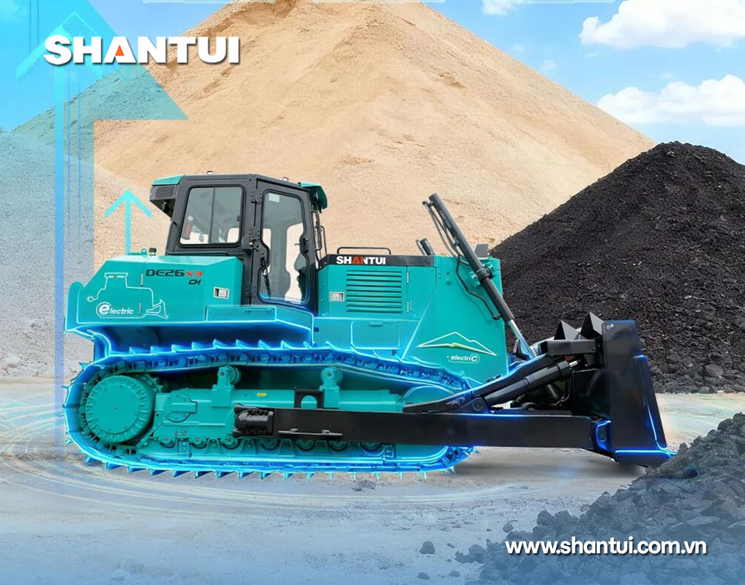SHANTUI DE26-X3: Đánh giá Máy ủi chạy điện công nghệ AI không người lái