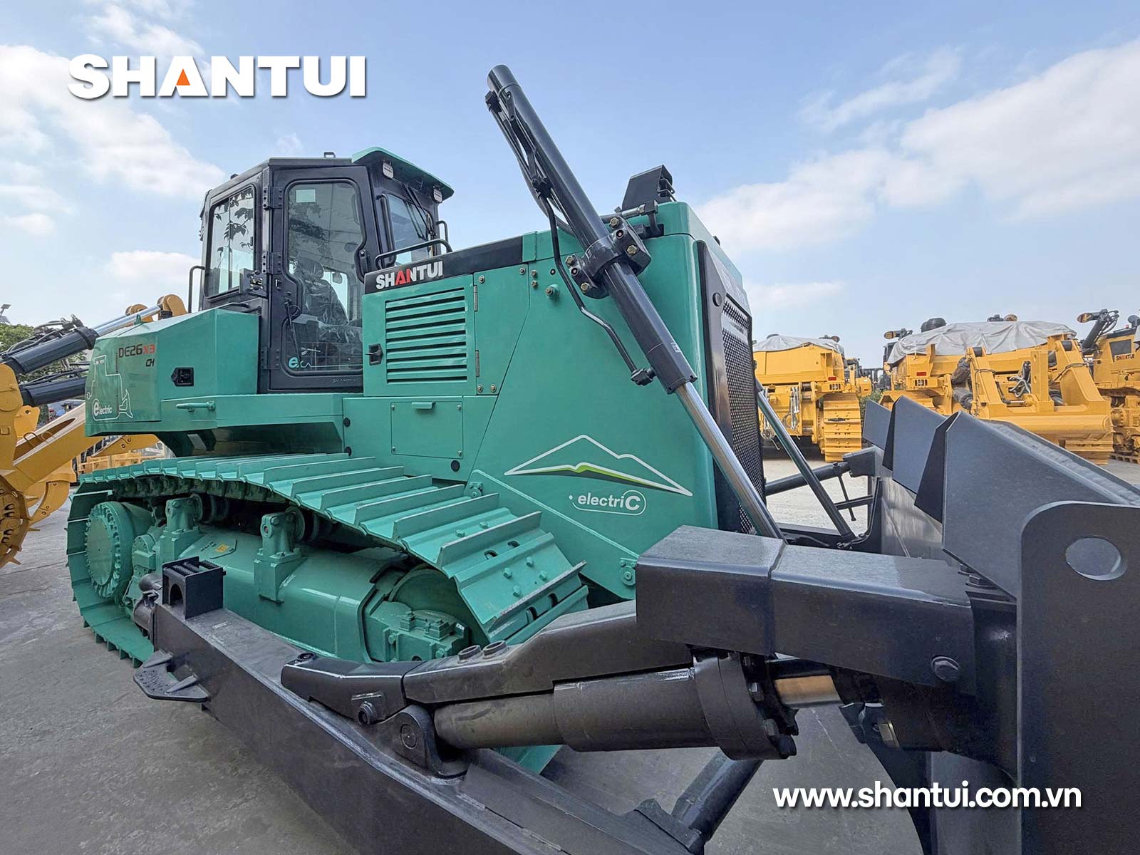 SHANTUI DE26-X3: Đánh giá Máy ủi chạy điện công nghệ AI không người lái
