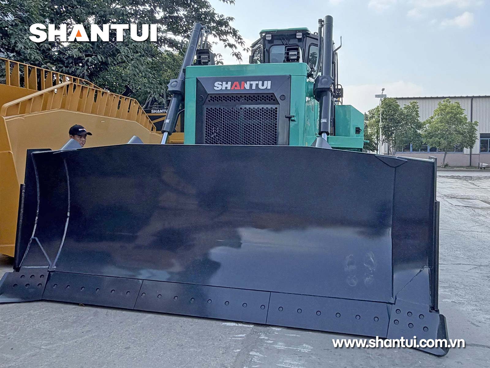 Máy ủi không người lái chạy điện Shantui DE26-X3 AI
