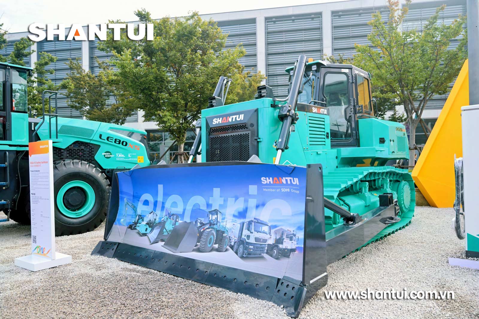 SHANTUI DE26-X3: Đánh giá Máy ủi chạy điện công nghệ AI không người lái