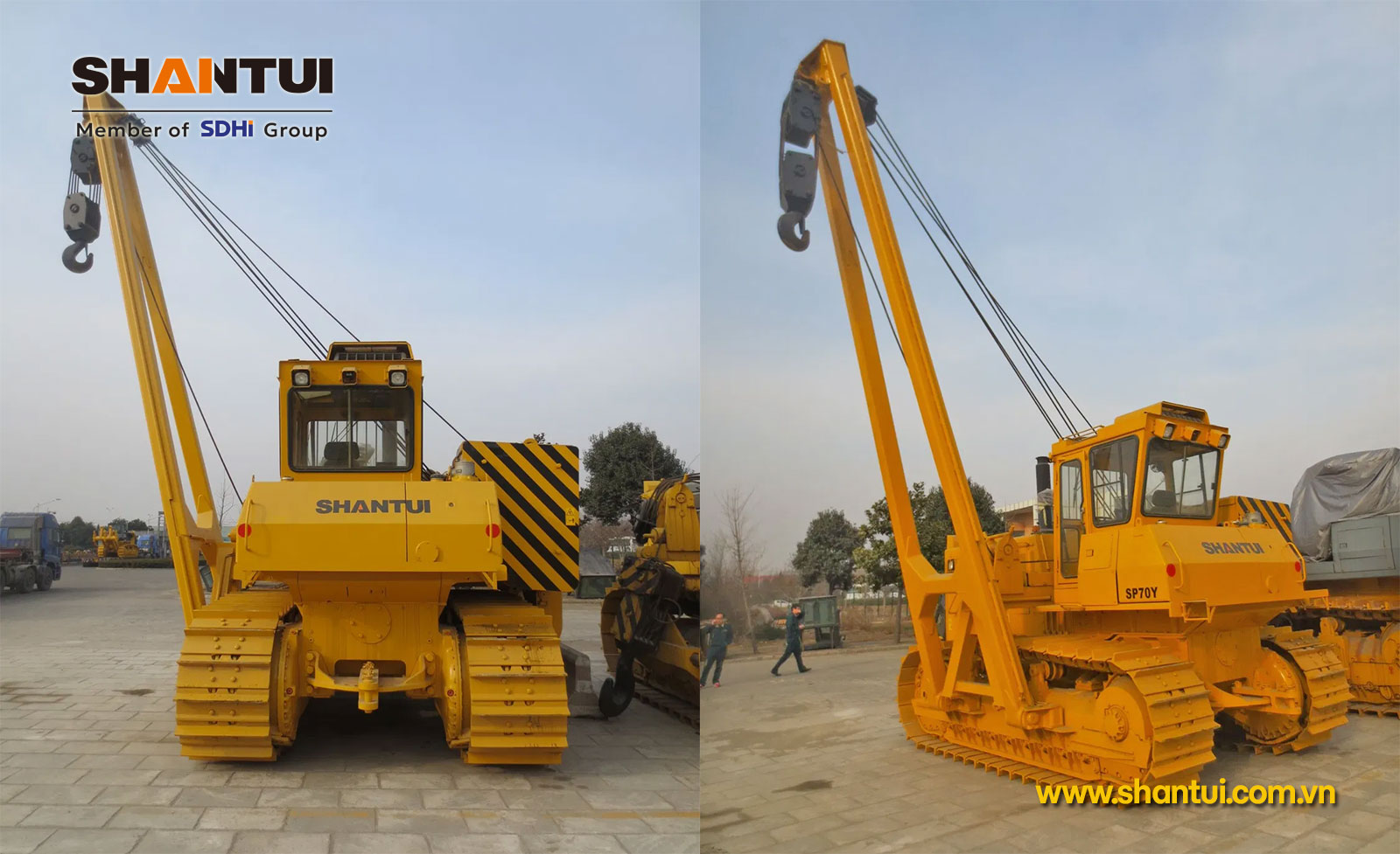 Máy đặt ống Shantui SP70Y | Shantui Việt Nam