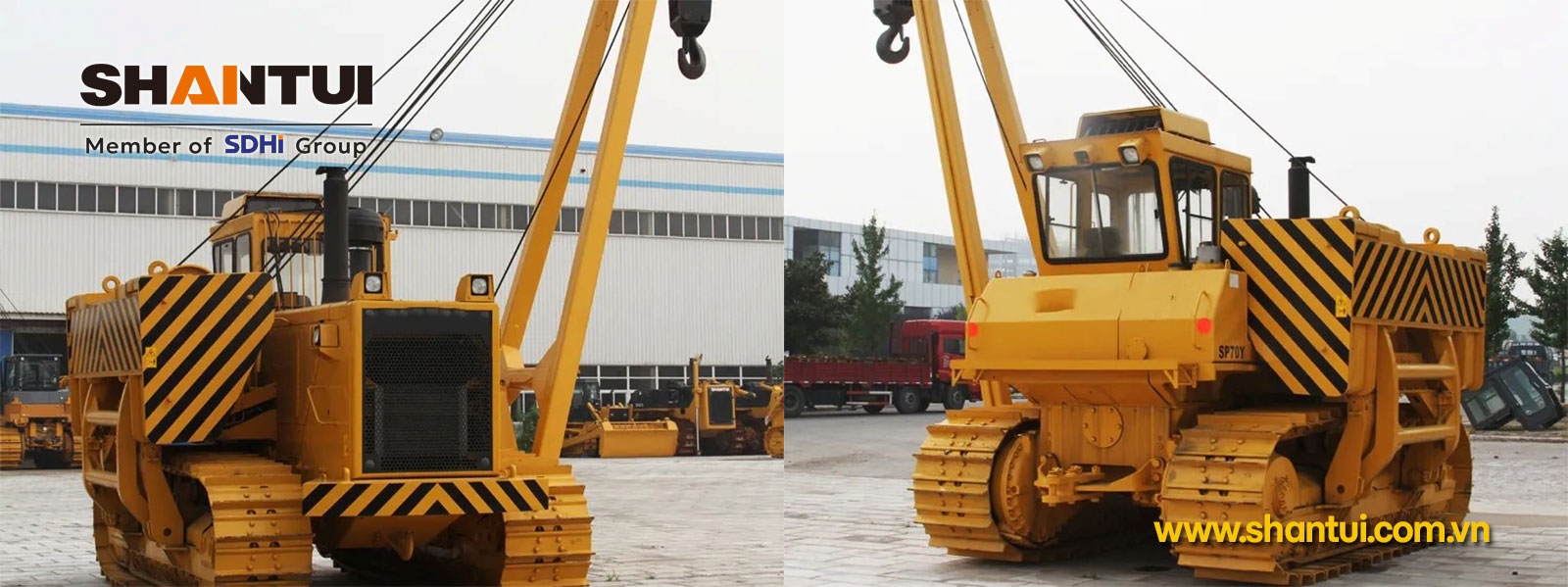 Máy đặt ống Shantui SP70Y