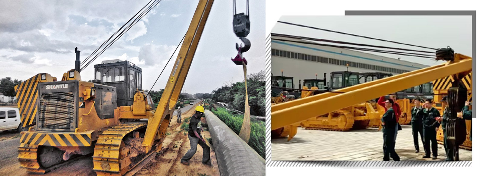 Máy đặt ống thủy lực Shantui SP90Y 90 tấn