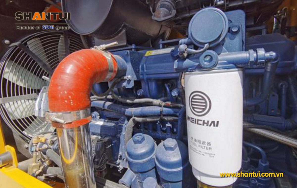 Động cơ điều khiển điện tử Weichai WP7 Máy san gạt Shantui SG21-C5