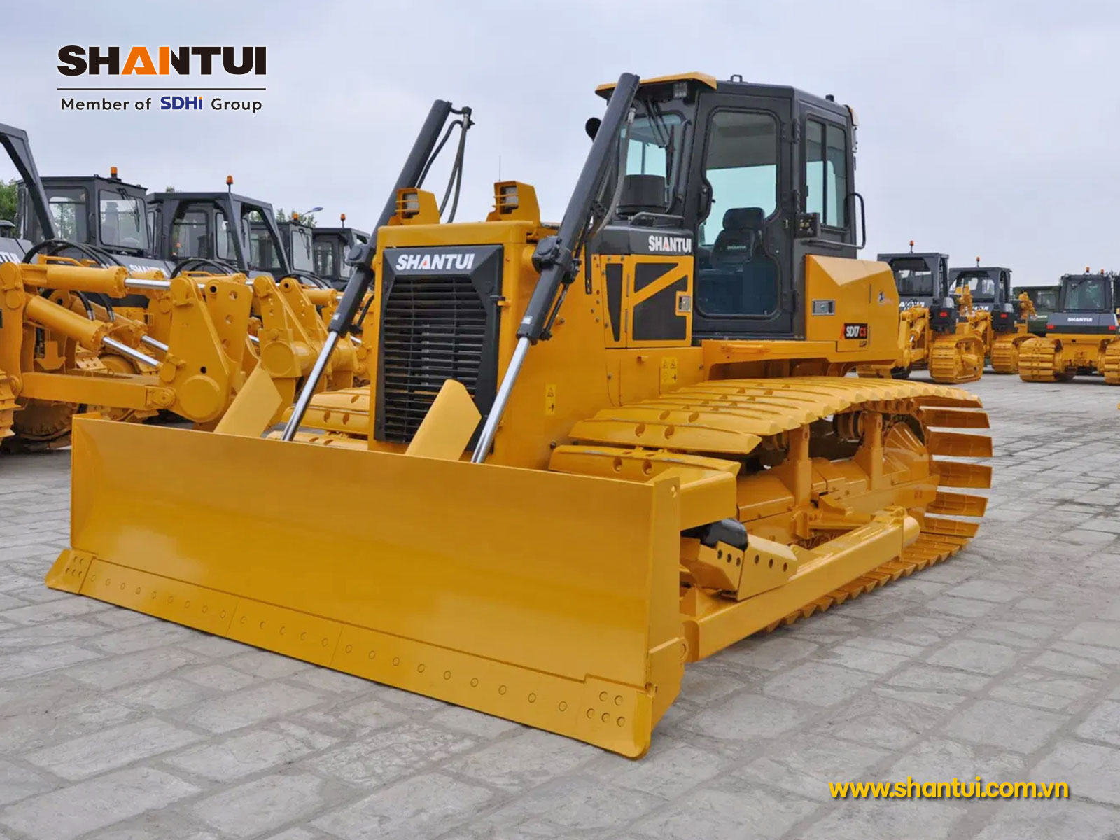 Máy ủi Shantui SD17-C3 XL 16,8 tấn | Mico Group