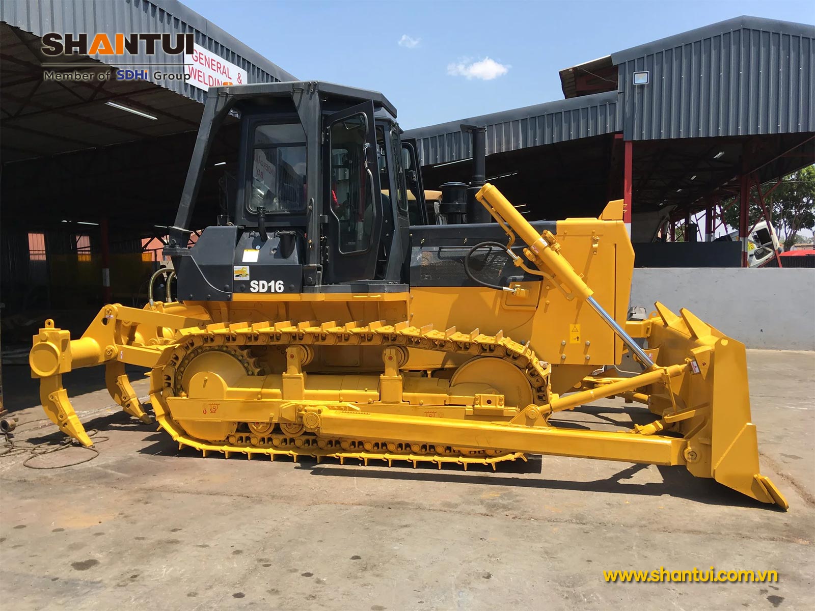 Máy ủi Shantui SD16 16,4 tấn | Mico Group