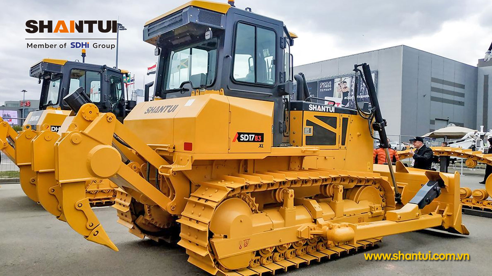 Máy ủi Shantui SD17-B3 XL 16,8 tấn | Mico Group