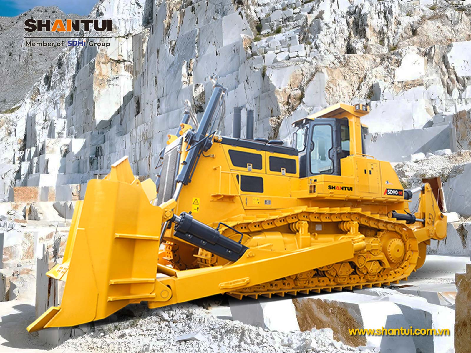 Máy ủi bánh xích SD90-C5 là sản phẩm chiến lược của Shantui