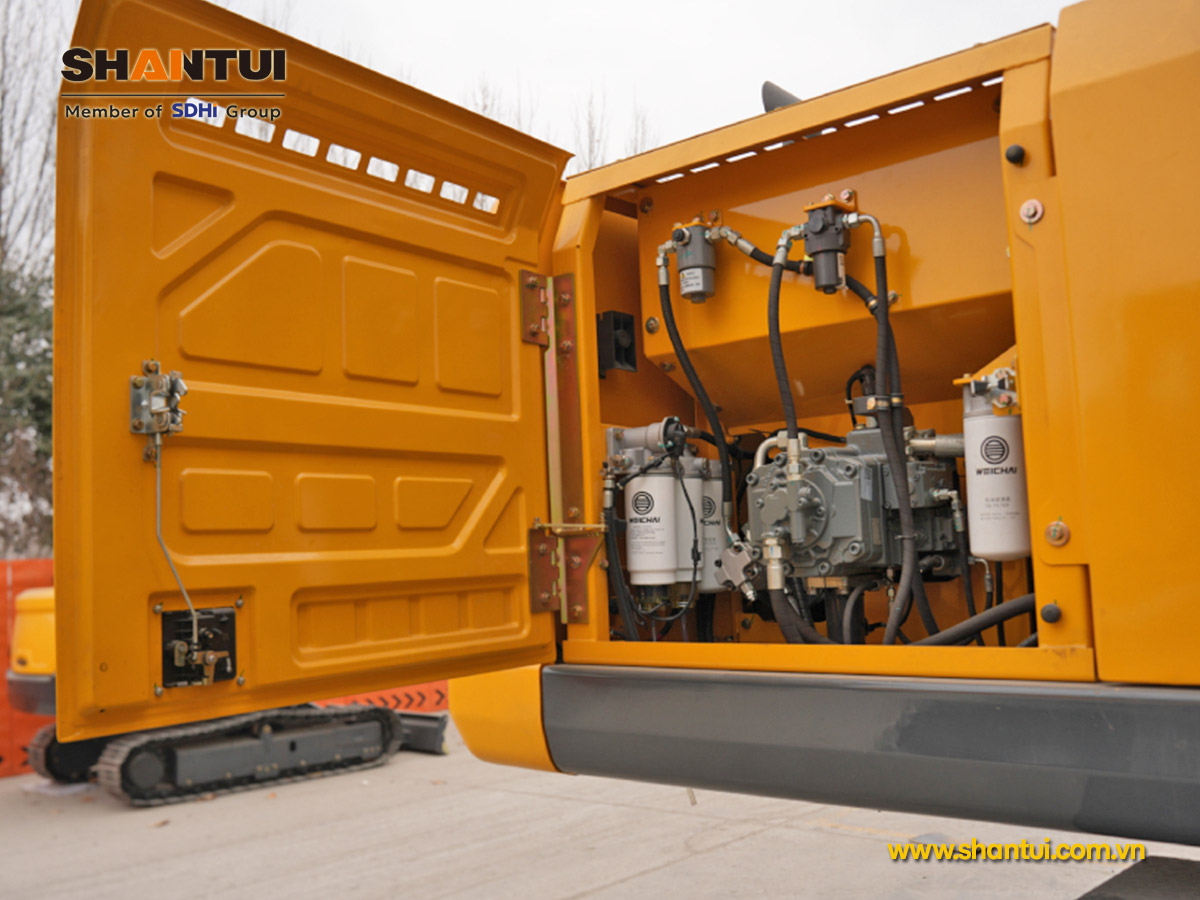 Hệ thống thủy lực Máy xúc bánh lốp Shantui SW210 tải trọng cao 21,9 tấn