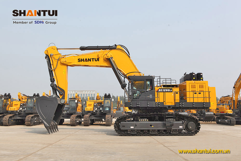 SHANTUI SE1250LC: Máy xúc khai thác mỏ và san lấp mặt bằng quy mô lớn
