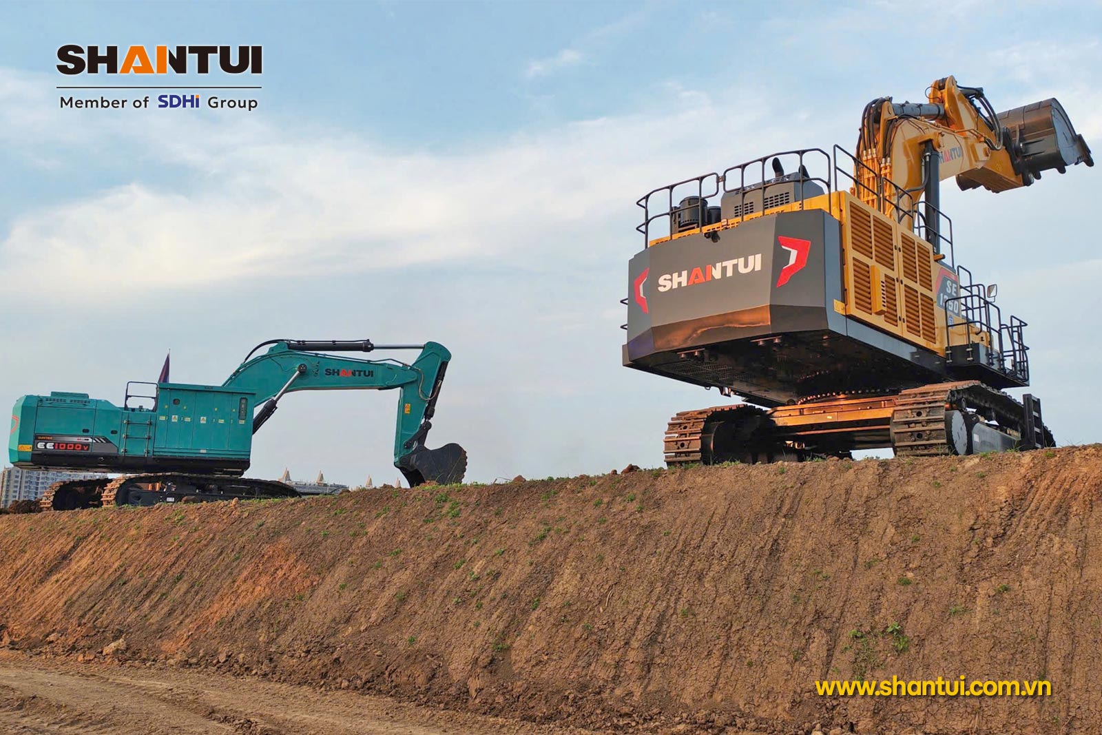 SHANTUI SE1350: Máy xúc khai thác mỏ năng suất tối đa với chi phí tối thiểu