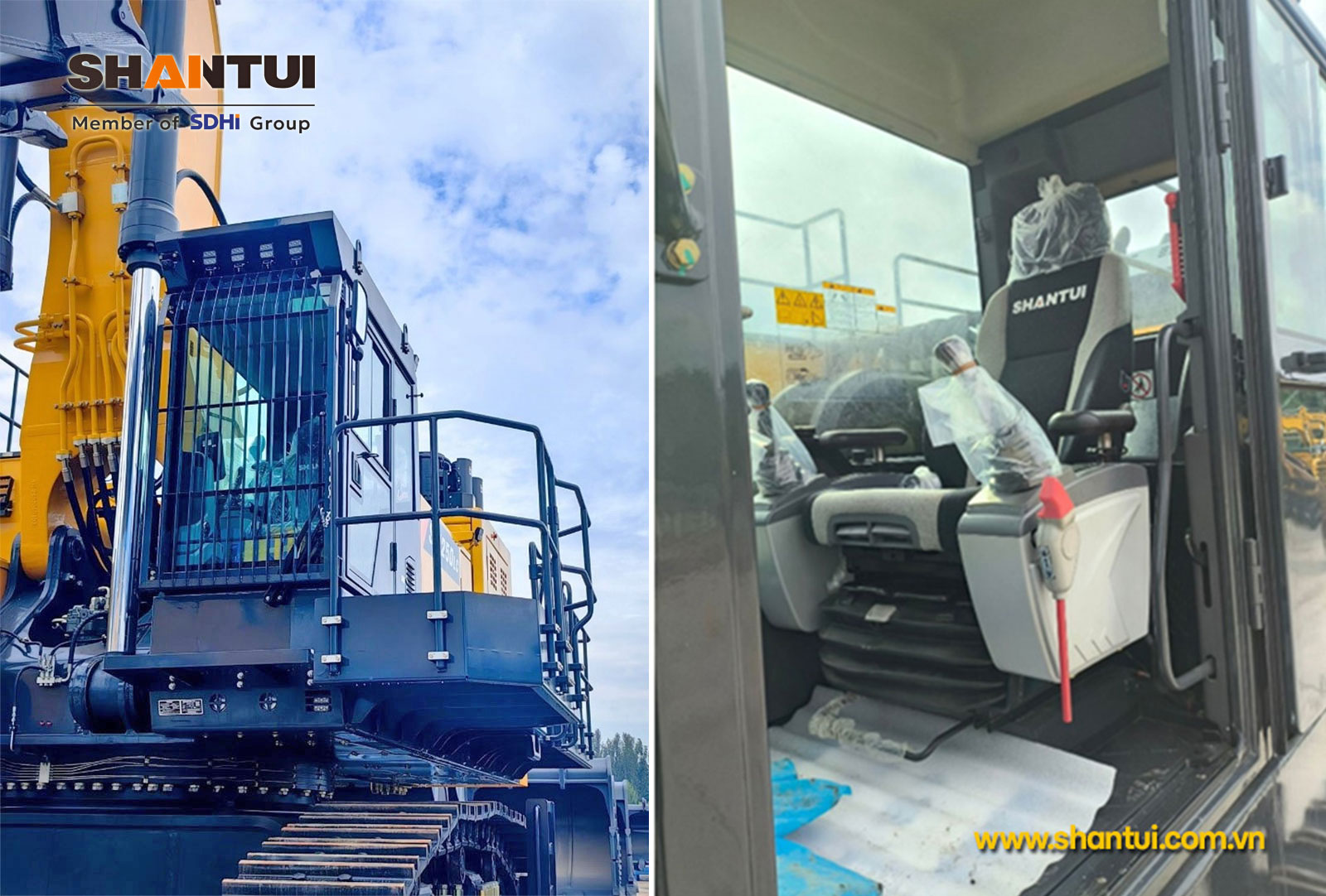 Máy xúc khai thác mỏ cỡ lớn Shantui SE1500LCW