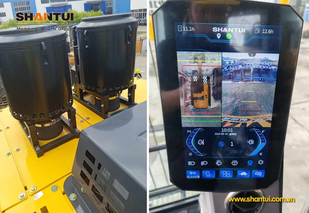 Màn hình trung tâm cung cấp tầm nhìn toàn cảnh 360 độ