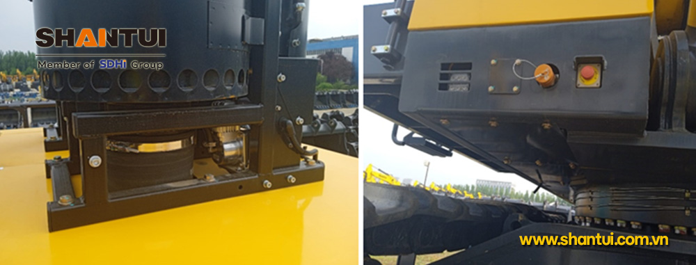 Cổng tiếp nhiên liệu nhanh được bố trí thuận tiện ở phía dưới tháp pháo xoay.