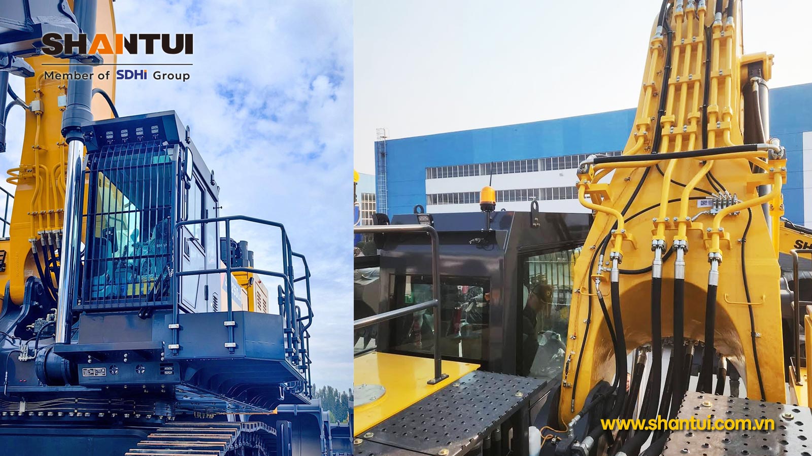 SHANTUI SE2000LCW: Máy xúc khai thác mỏ 200 tấn, gàu 12m3