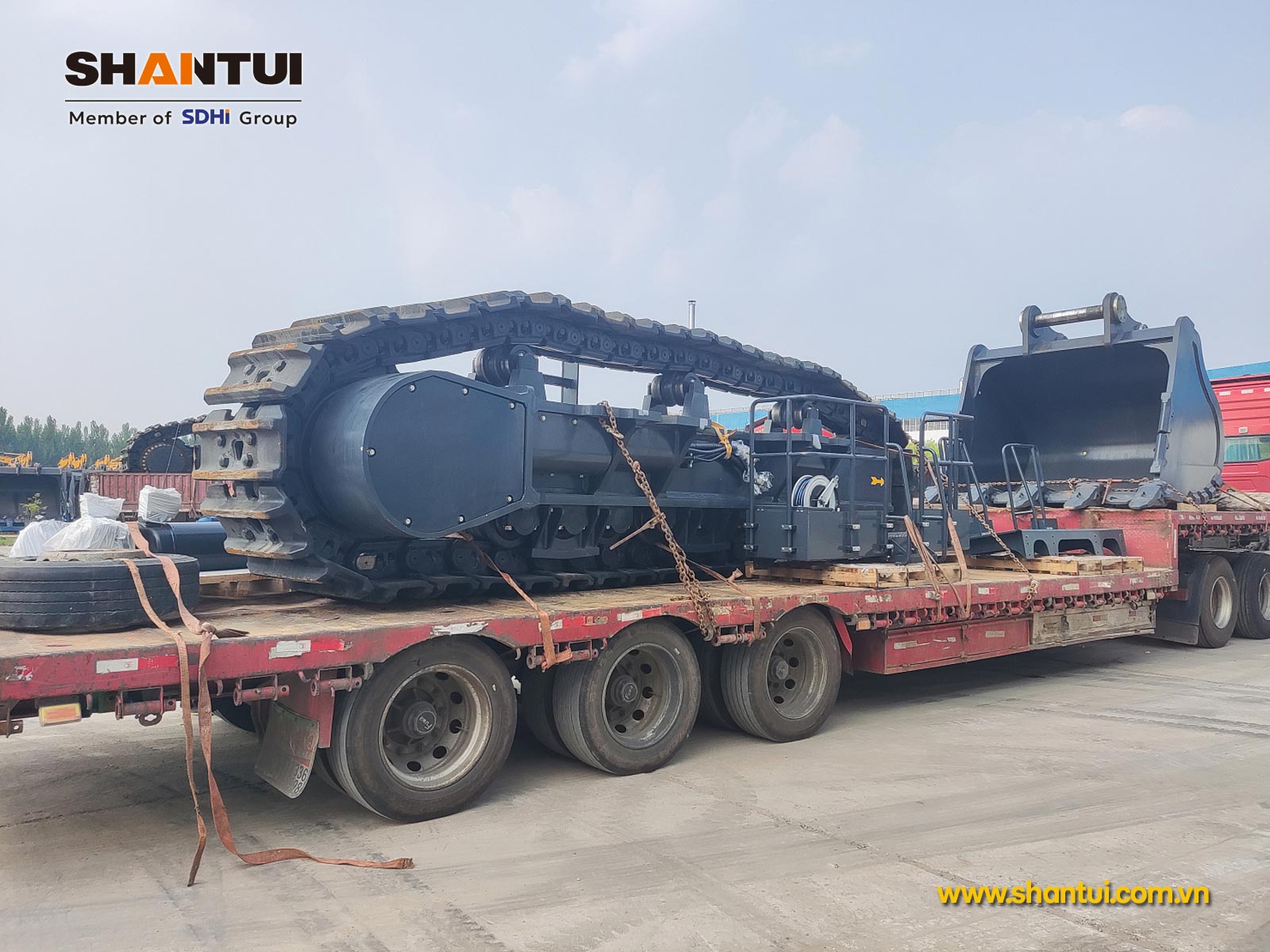 SHANTUI SE2000LCW: Máy xúc khai thác mỏ 200 tấn, gàu 12m3