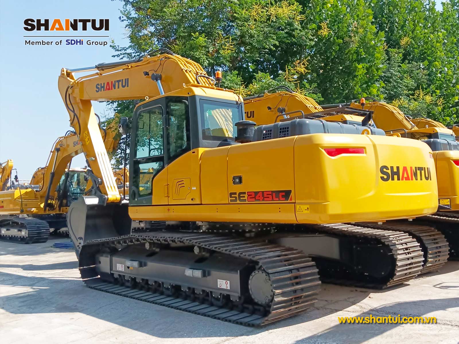 SHANTUI SE245LC 24 TẤN: Sức mạnh và linh hoạt vượt trội cho mọi dự án