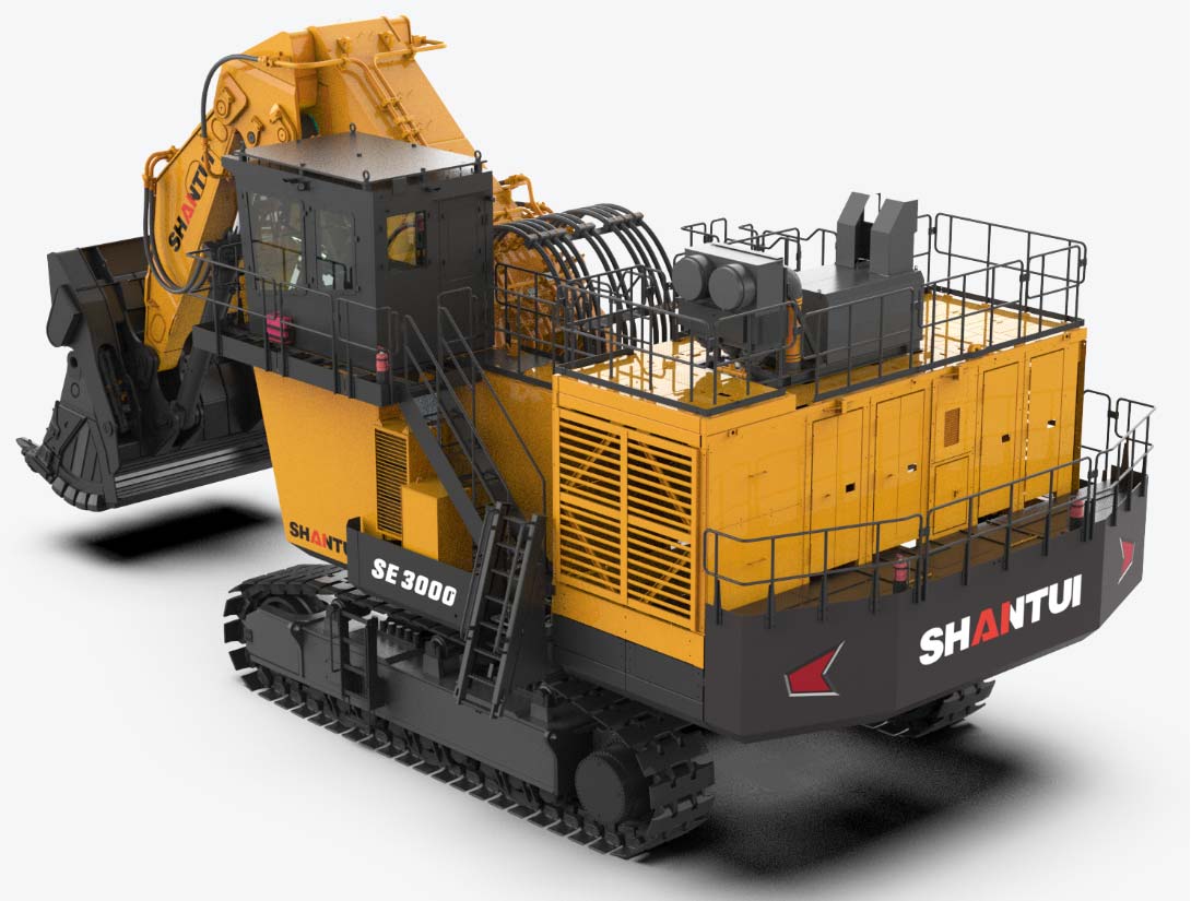Máy xúc đào Shantui SE3000LCW 300 tấn gàu 15,5m3