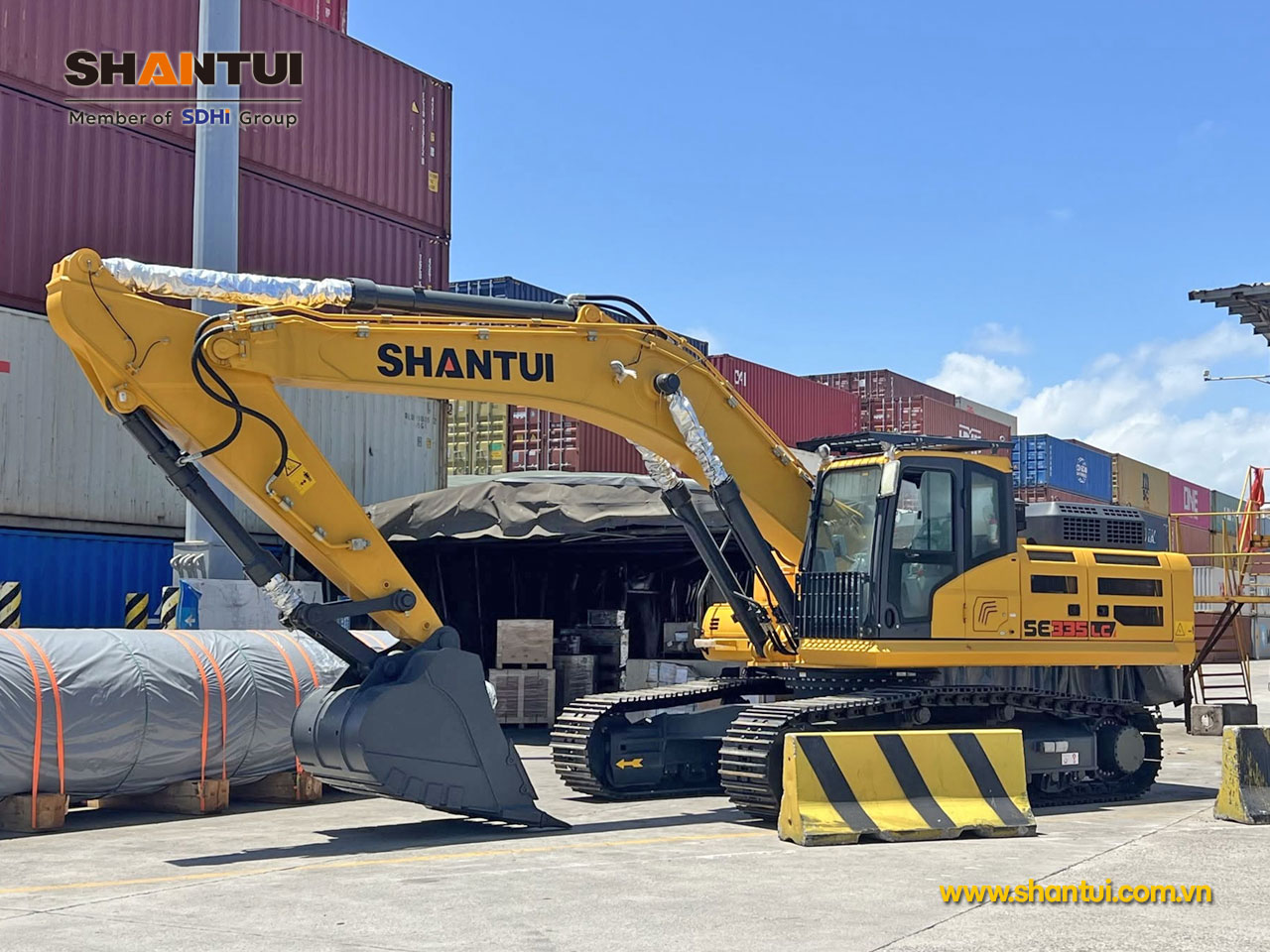 SHANTUI SE335LC: Máy xúc bánh xích 34,5 tấn lý tưởng cho các dự án quy mô vừa và lớn