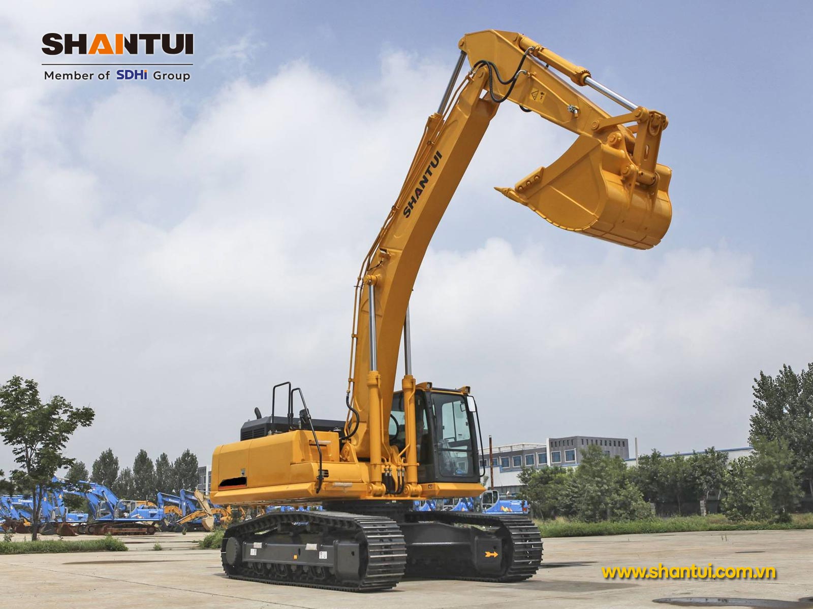 Máy xúc đào Shantui SE400LCW 38,8 tấn gàu 1,95m3 | MICO GROUP