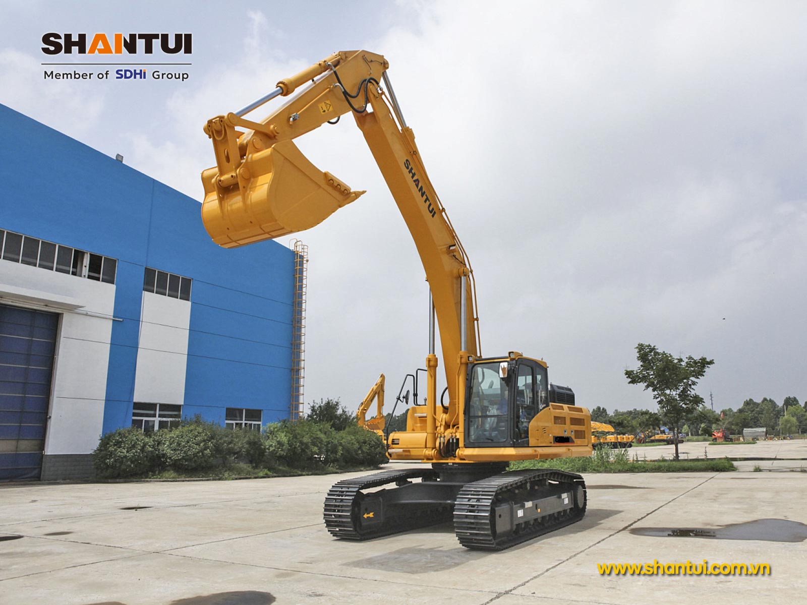 Máy xúc đào Shantui SE400LCW 38,8 tấn gàu 1,95m3 | MICO GROUP