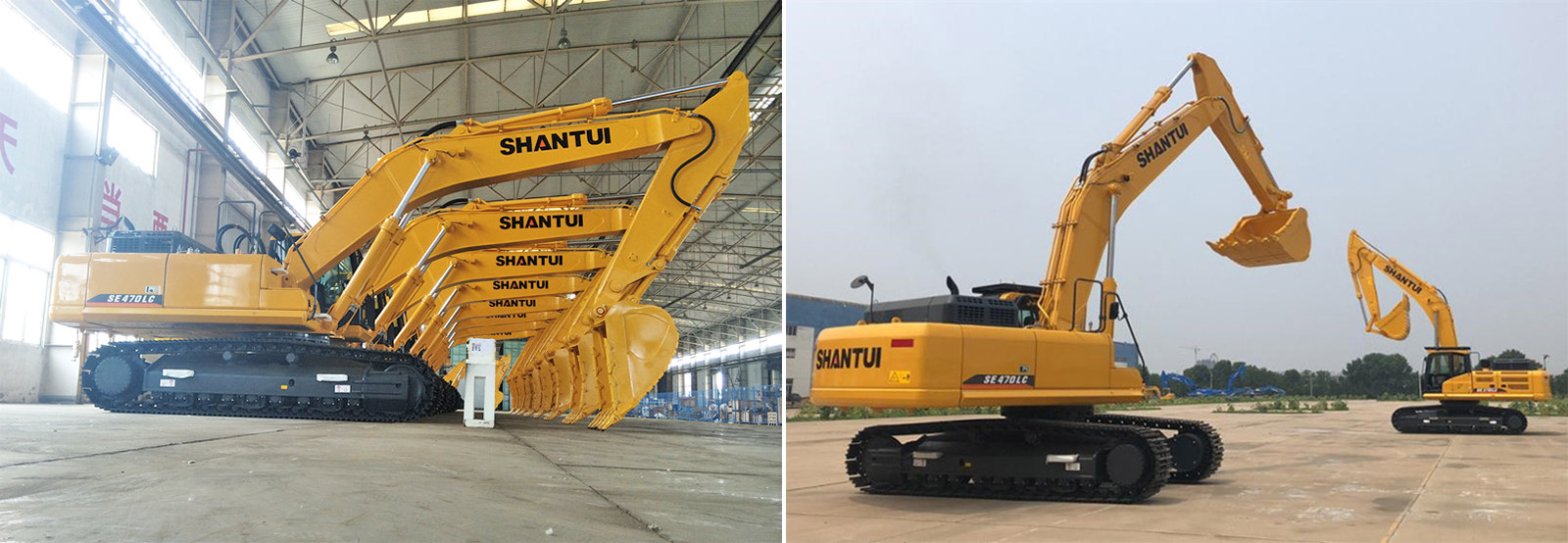 Máy xúc đào Shantui SE470LC-9B 48,1 tấn gàu 2,5m3 | MICO GROUP