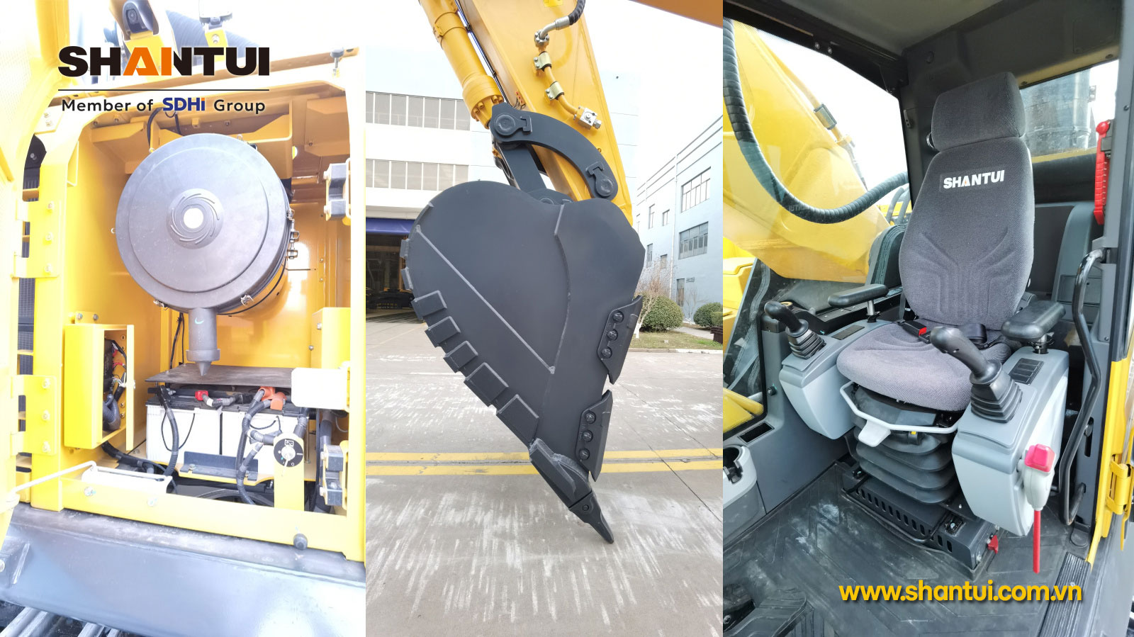 Máy xúc đào Shantui SE680LCW 66 tấn 4m3