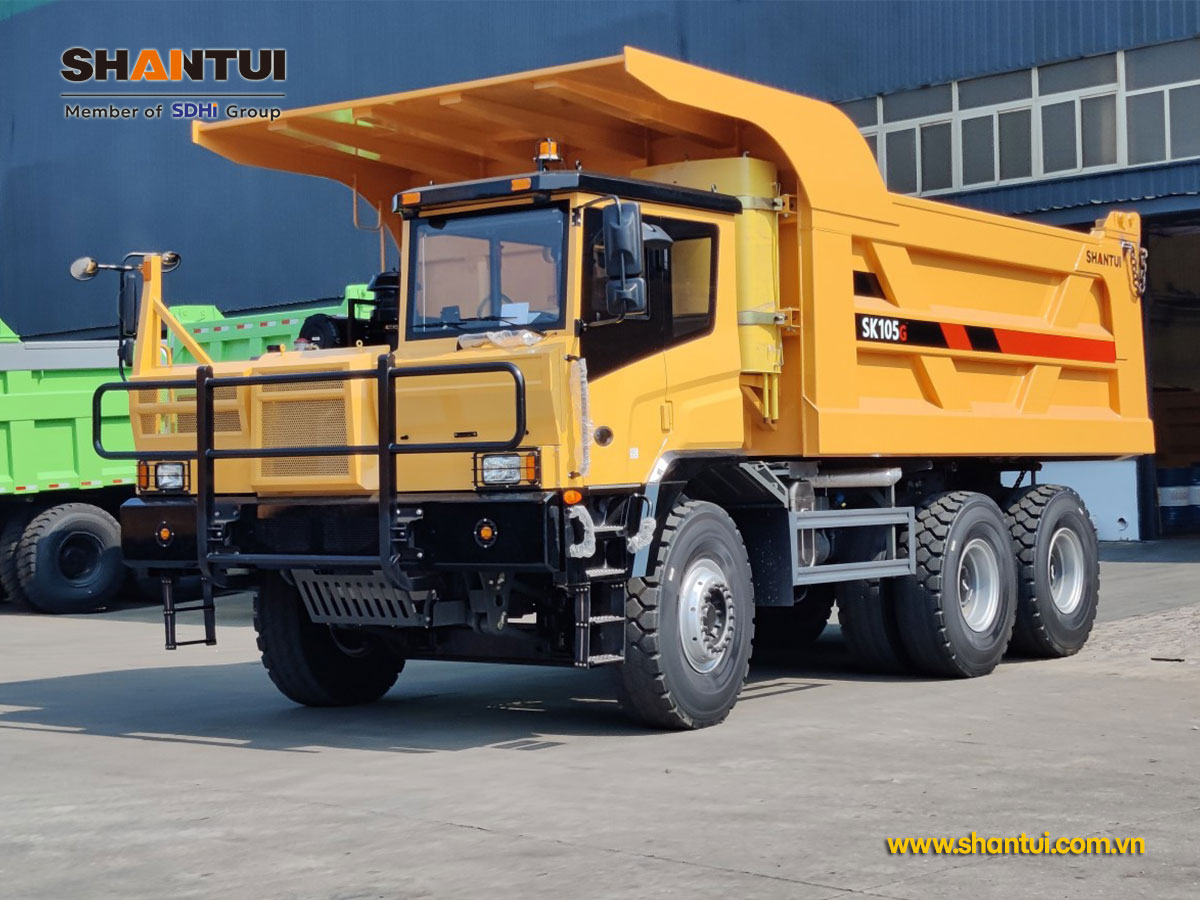 SHANTUI SK105G: Xe tải khai thác mỏ chinh phục các hầm mỏ khắc nghiệt nhất