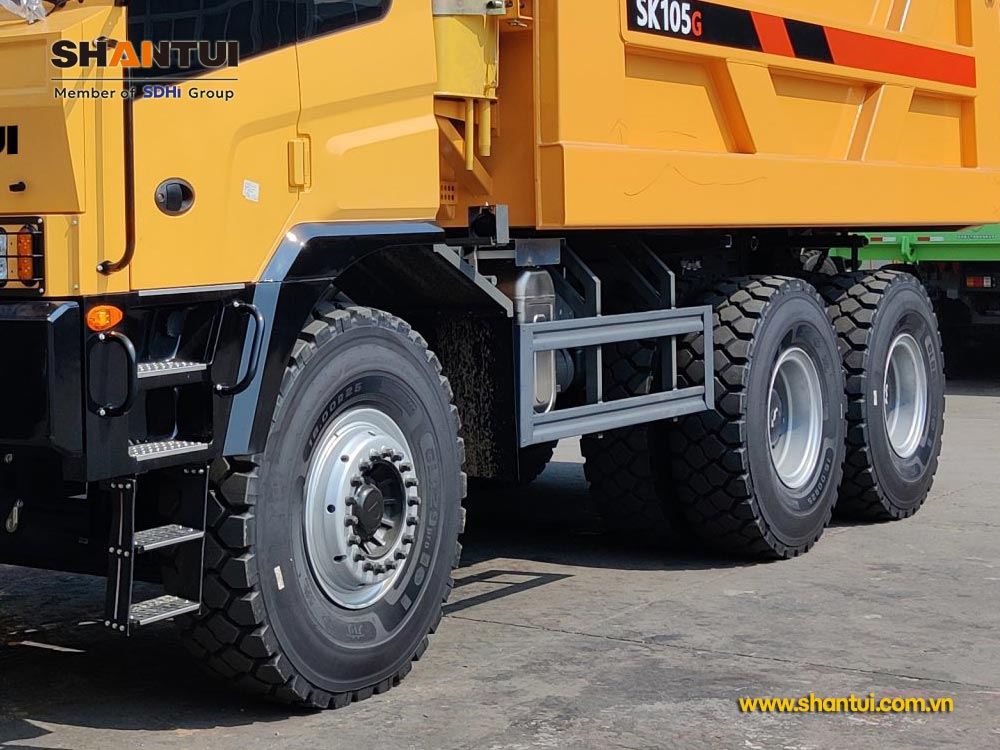 Xe tải ben khai thác mỏ SHANTUI sử dụng lốp 16.00R22.5