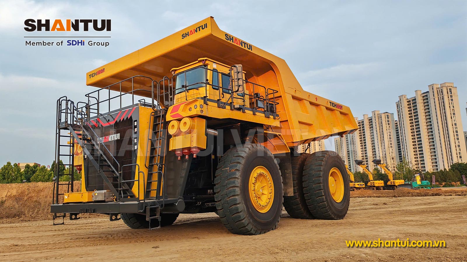 XE BEN CHẠY MỎ SHANTUI TEH260
