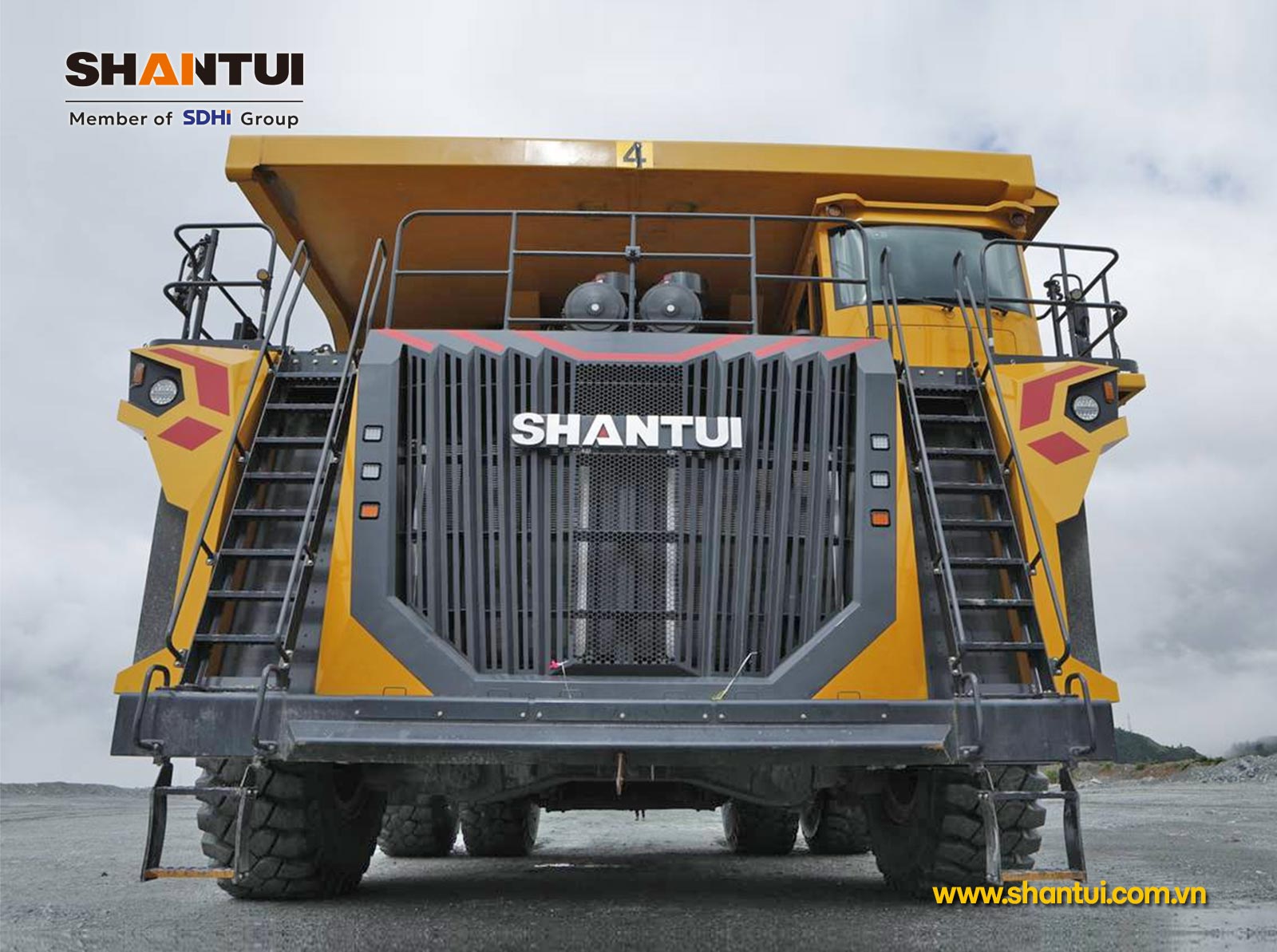SHANTUI TEH160: Xe tải khai thác mỏ Hybrid cho tương lai xanh