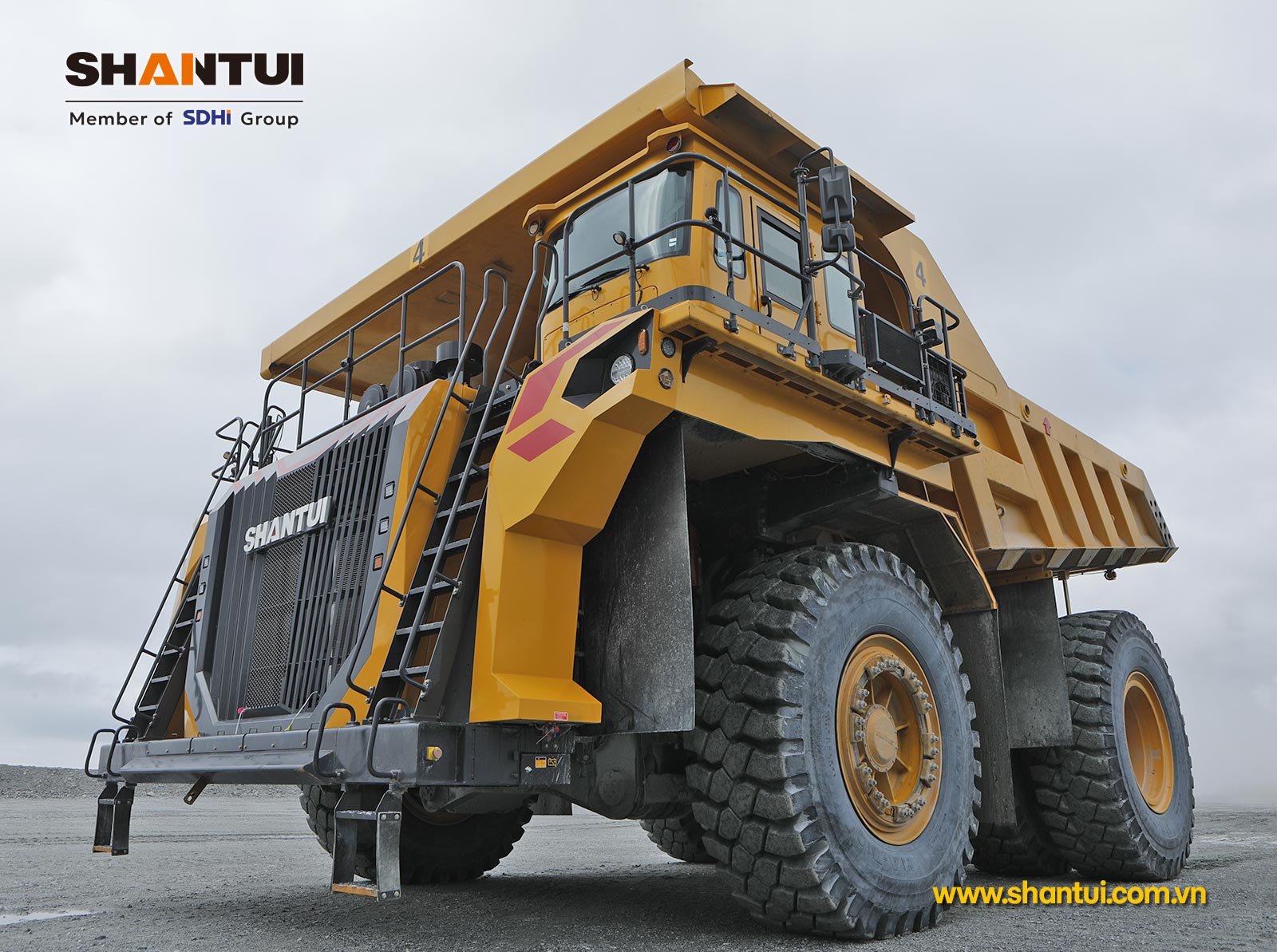 SHANTUI TEH160: Xe tải khai thác mỏ Hybrid cho tương lai xanh