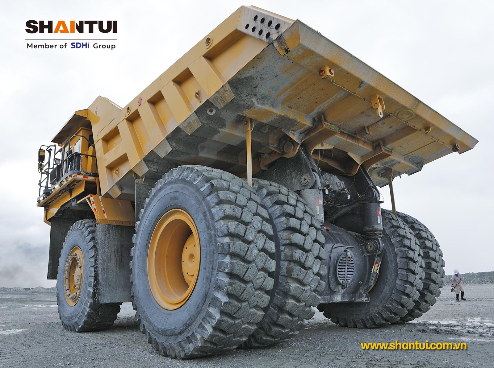 SHANTUI TEH160: Xe tải khai thác mỏ Hybrid cho tương lai xanh