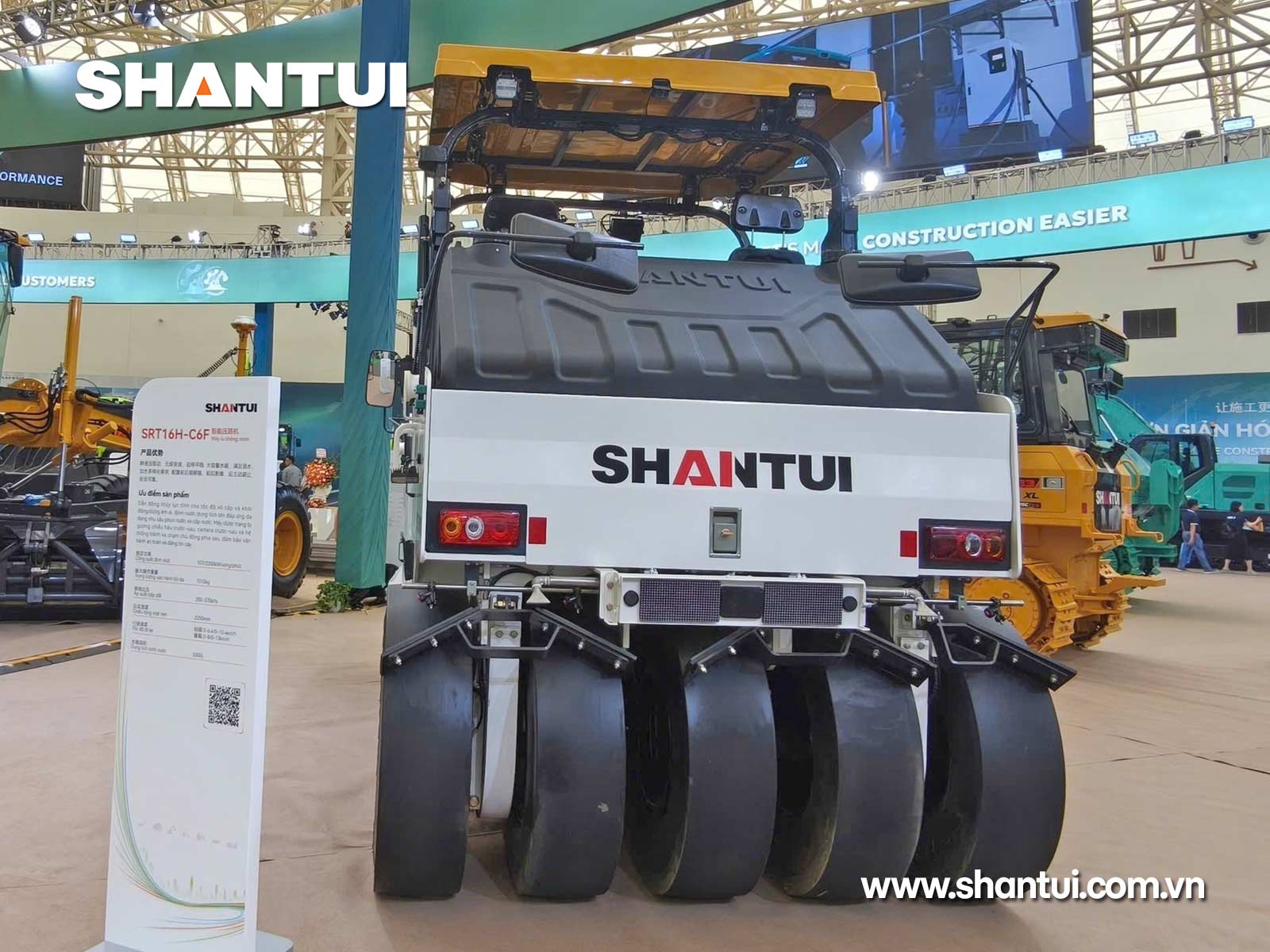 XE LU LỐP THÔNG MINH SHANTUI SRT16H-C6F
