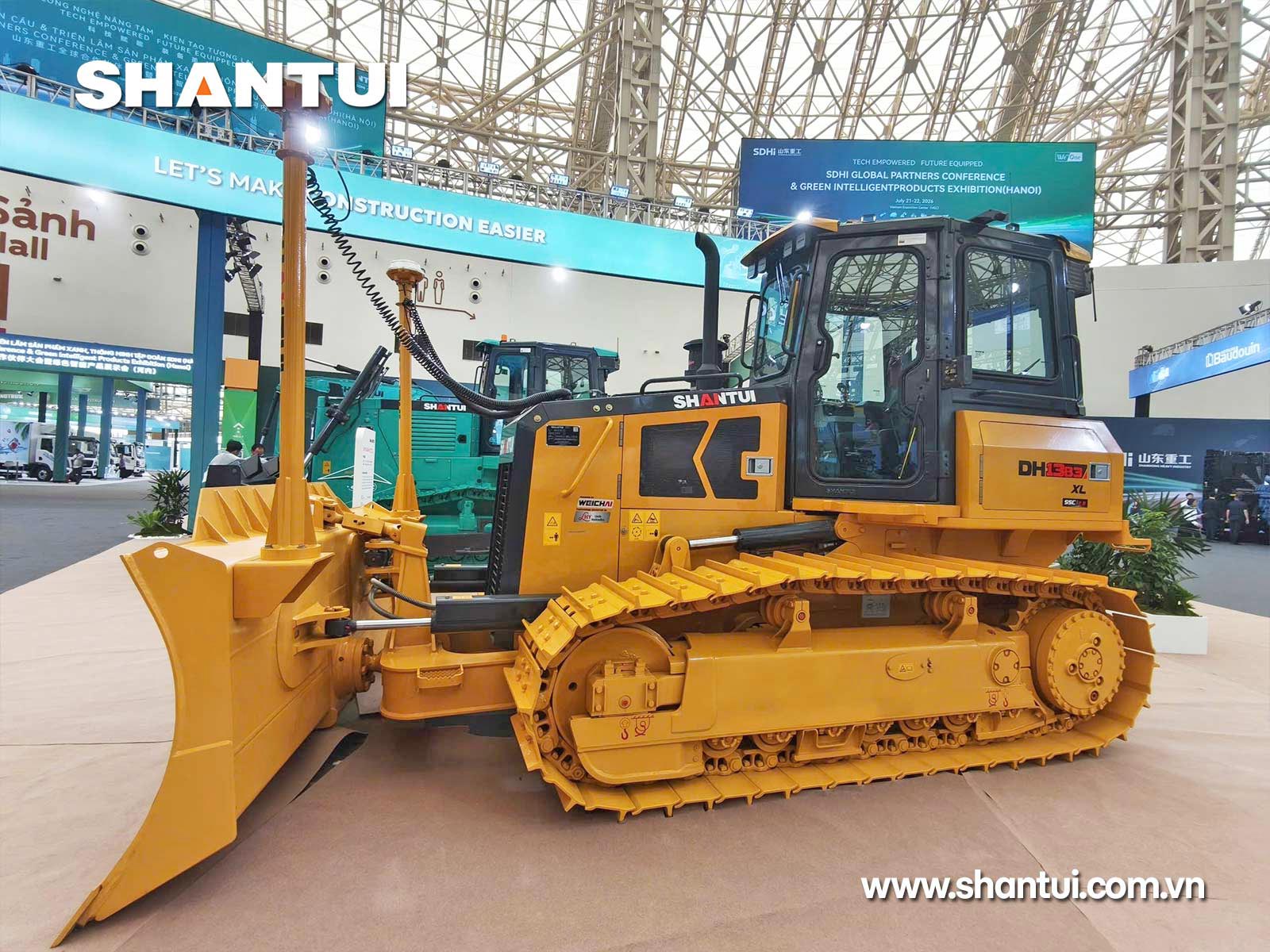 Hệ thống điều khiển tự động 3D cho dòng máy ủi Shantui DH