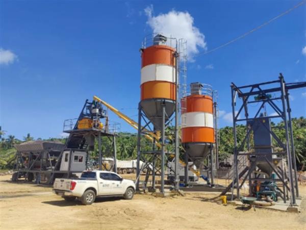 Ứng dụng trạm trộn bê tông Shantui Janeoo trong xây dựng nhà ở tại Philippines