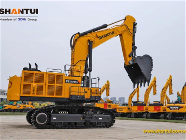 SHANTUI SE1250LC: Máy xúc khai thác mỏ và san lấp mặt bằng quy mô lớn