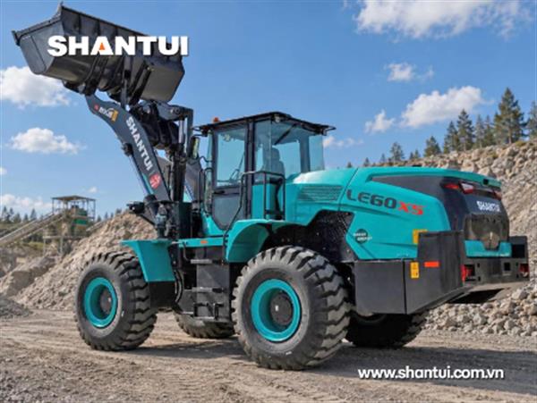 SHANTUI LE60-X5: Máy xúc lật điện 6 tấn làm việc cường độ cao, tải trọng nặng