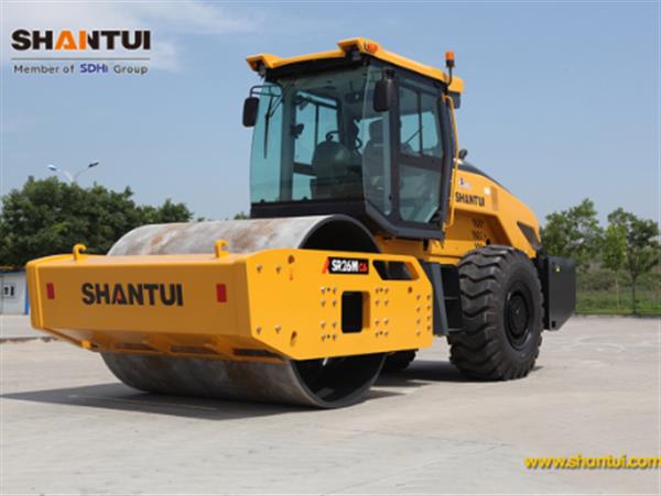 SHANTUI SR26M-C6: Thiết bị đầm nén lớp nền và lớp móng nổi bật