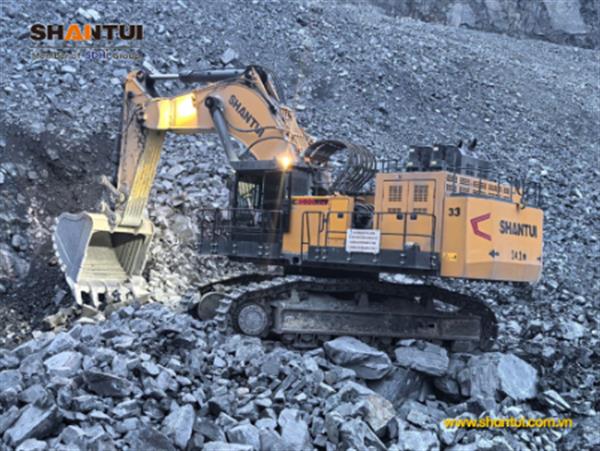 SHANTUI SE1500LCW: Đánh giá máy xúc khai thác mỏ 150 tấn