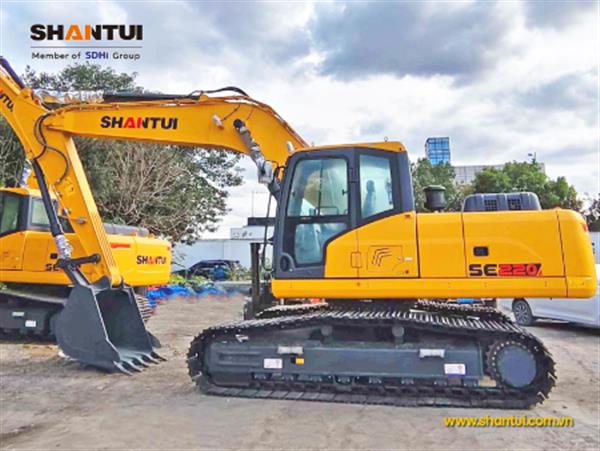 SHANTUI SE220: Cỗ máy hiệu suất cao 22 tấn đáng tin cậy cho mọi công trường