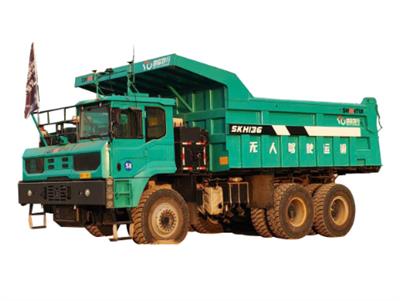 Xe tải khai thác mỏ chạy điện Shantui SKH136